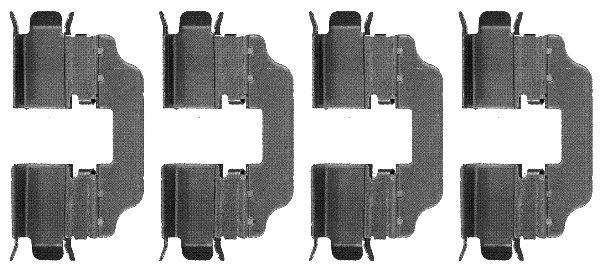 HELLA PAGID Tarvikesarja, jarrupala 8DZ 355 203-411